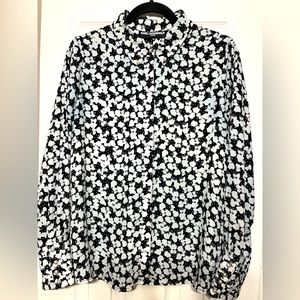 Karl Lagerfled Paris floral blouse